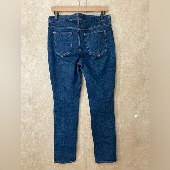 Eddie Bauer Jeans Women’s 8 Blue Denim Curvy Straight Leg Casual Classic - Picture 2 of 12